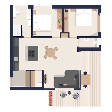 Luxusappartement Hôamele - Mit Genuss Apartment